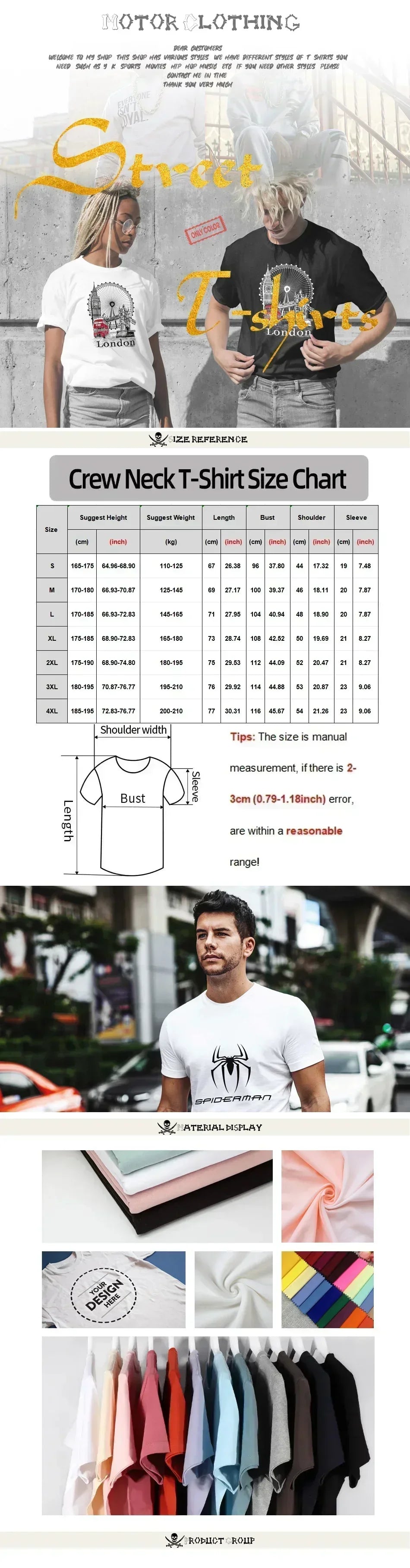 T-shirts pour hommes T-shirt de luxe homme T-shirt vêtements coton T-shirt Y2k vêtements graphique à manches courtes nouveau Original hommes manches concepteur
