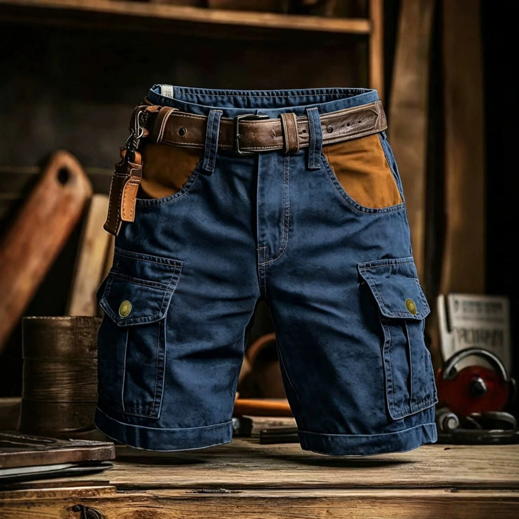 Nouveauté 2026 Shorts cargo pour homme, style sport décontracté, bermuda, grande taille, en coton, coupe droite, pour le golf, la course et la gym