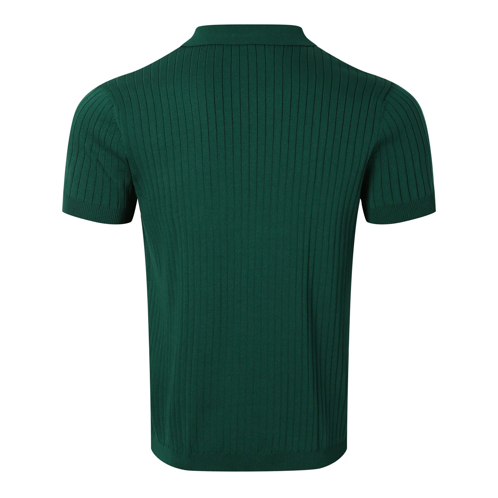 Vêtements d'été pour hommes rétro tricot revers rayé Polo couleur unie à manches courtes mode léger luxe populaire tricots M-3XL