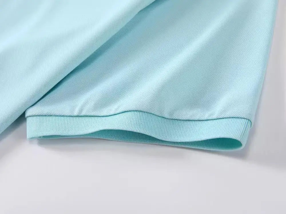 Polo brodé pour homme, collection été 2026, haut de gamme, confortable, à manches courtes, idéal pour le golf