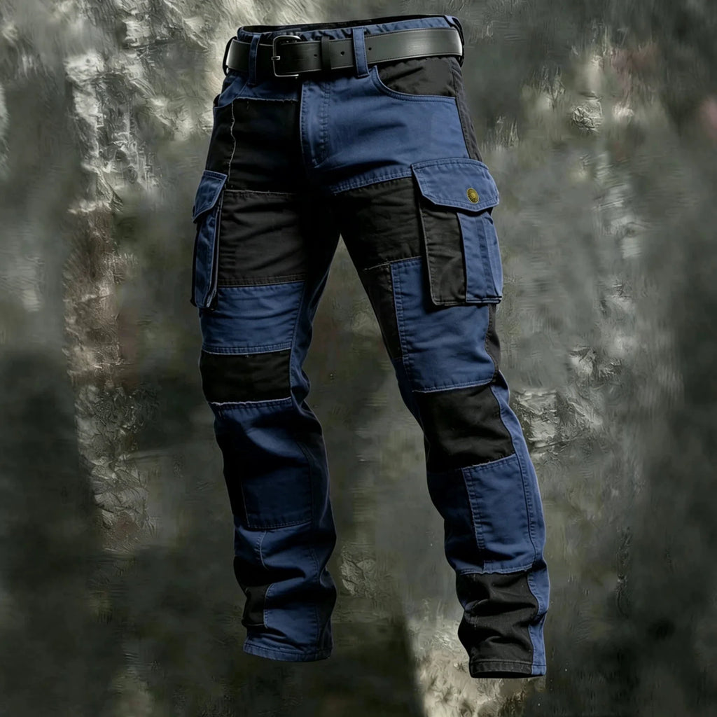 Nouveau pantalon cargo en coton pour homme, kaki, décontracté, tactique, multi-poches, noir, gris clair, pantalon de travail