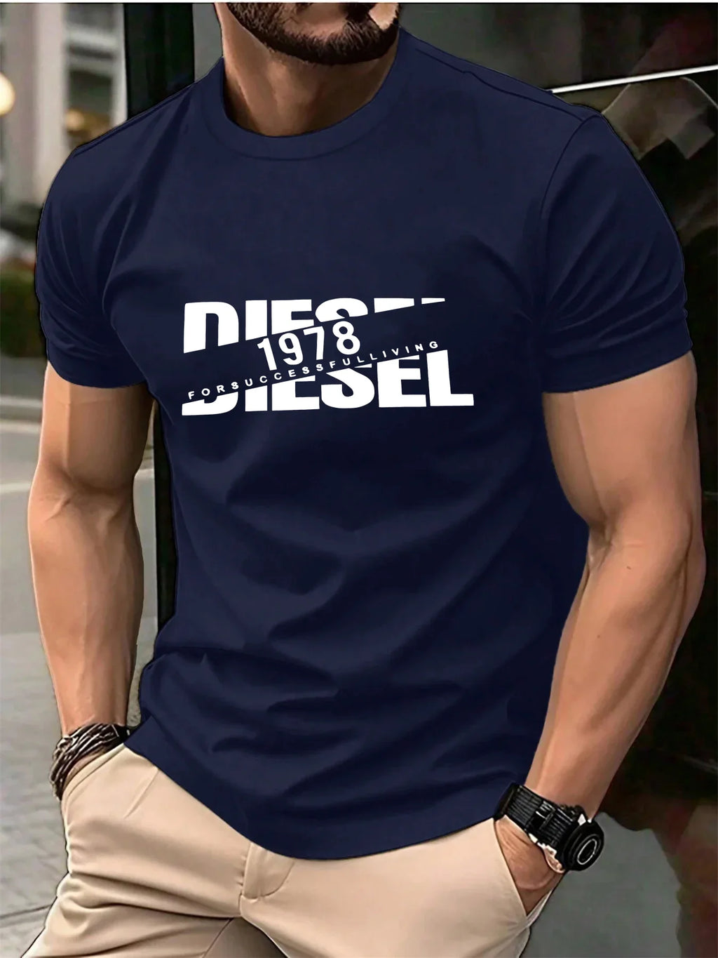 Nouveau T-shirt Homme Tendance 2026 Léger Respirant Confortable pour l'Été Décontracté Sport Fitness Multi-usages