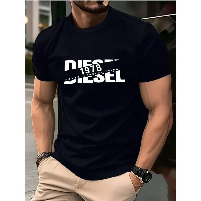 Nouveau T-shirt Homme Tendance 2026 Léger Respirant Confortable pour l'Été Décontracté Sport Fitness Multi-usages