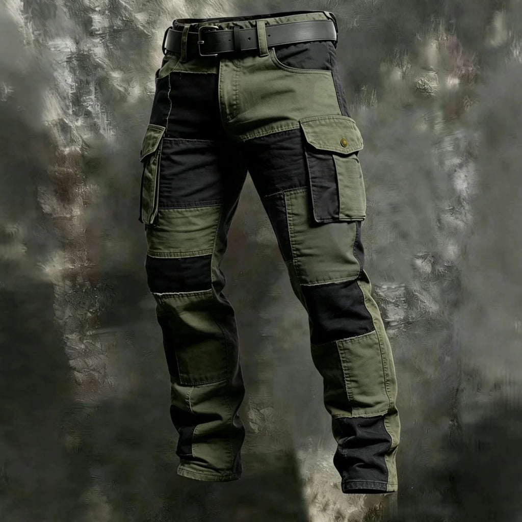 Nouveau pantalon cargo en coton pour homme, kaki, décontracté, tactique, multi-poches, noir, gris clair, pantalon de travail