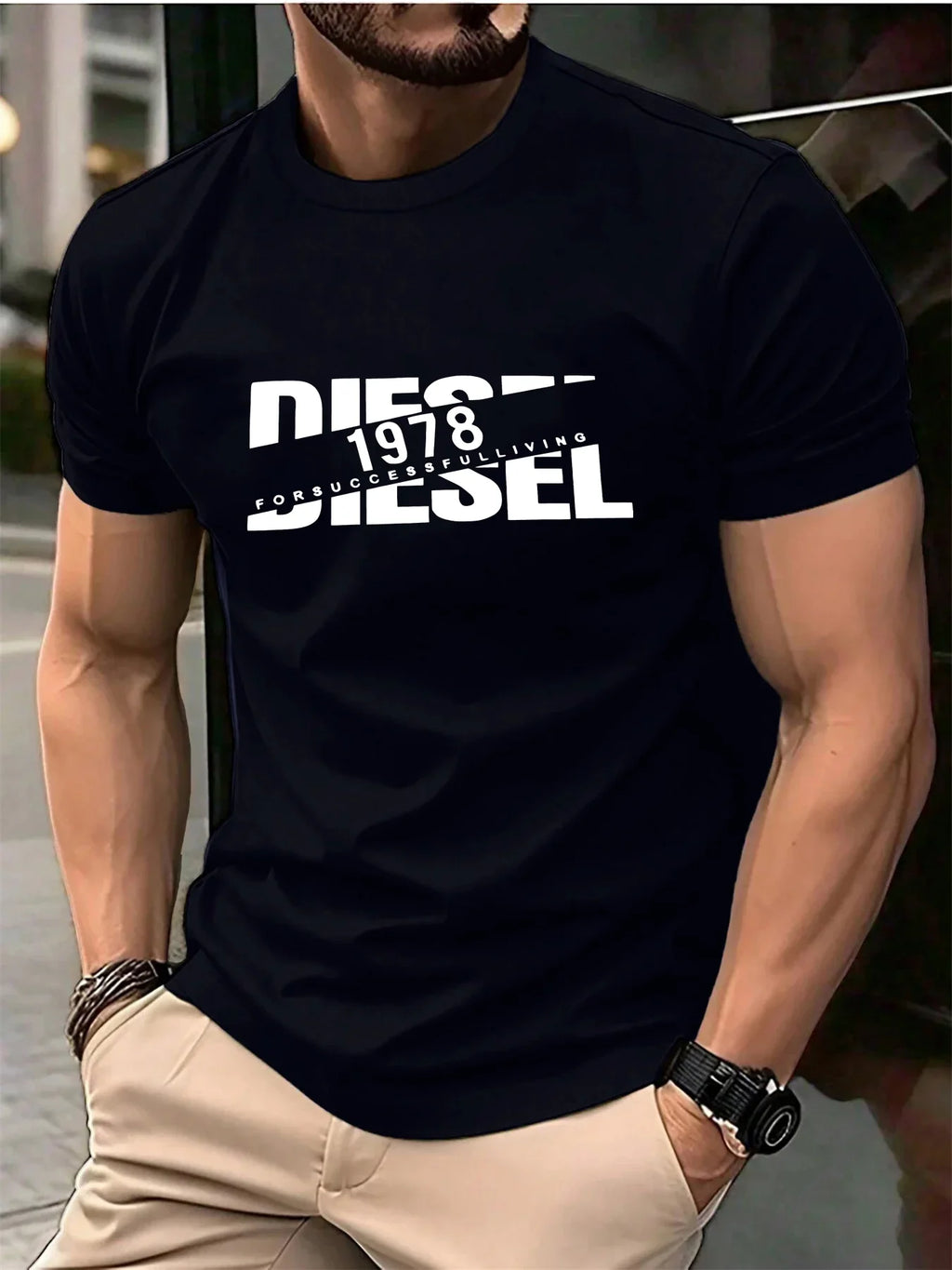 Nouveau T-shirt Homme Tendance 2026 Léger Respirant Confortable pour l'Été Décontracté Sport Fitness Multi-usages